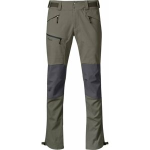 Bergans Outdoorové nohavice Fjorda Trekking Hybrid Pants Green Mud/Solid Dark Grey L
