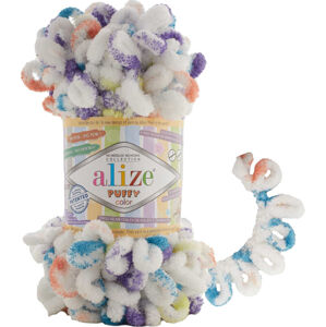Alize Puffy Color 7539 Rainbow