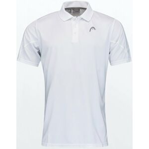 Head Club 22 Tech Polo Shirt Men White 2XL Tenisové tričko
