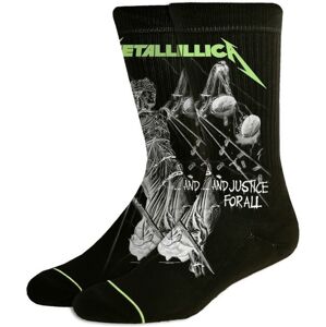 Metallica And Justice For All Čierna Hudobné ponožky
