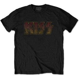Kiss Tričko Vintage Classic Logo Black L