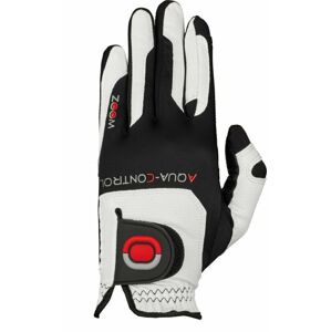 Zoom Gloves Aqua Control Mens Golf Glove White/Black/Red