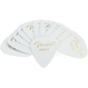 Fender 351 Shape Premium Picks White Heavy 12 Pack