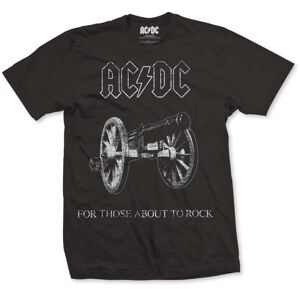 AC/DC Tričko About To Rock Čierna S