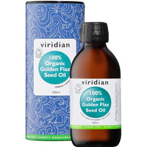 Viridian Golden Flax Seed Oil Organic 200 ml
