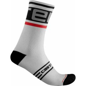 Castelli Prologo 15 Sock Black/White 2XL Cyklo ponožky