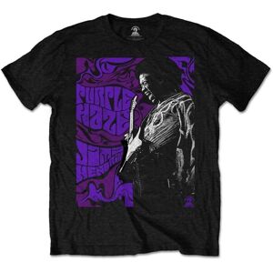 Jimi Hendrix Tričko Purple Haze Black M