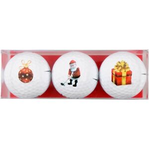 Sportiques Christmas Golfball Santa Gift Box
