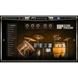 XLN Audio AD2: Session Percussion (Digitálny produkt)