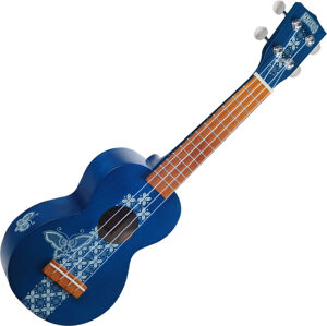 Mahalo MK1BA Sopránové ukulele Batik Transparent Blue