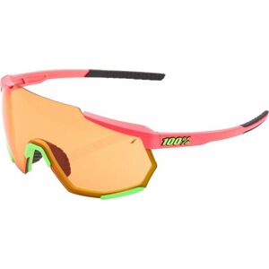 100% Racetrap Matte Washed Out Neon Pink/Persimmon