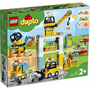 LEGO Duplo 10933 Stavba s vežovým žeriavom