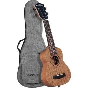 Cascha Soprano Ukulele Mahogany Solid Sopránové ukulele Natural