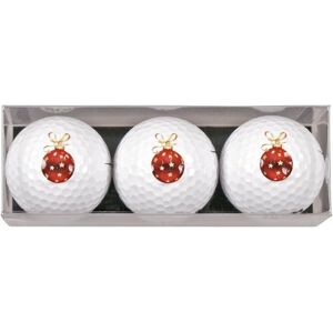 Sportiques Christmas Golfball X-mas Ball Gift Box