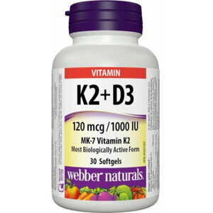 Webber Naturals Vitamin K2 + D3 Kapsule