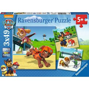 Ravensburger Puzzle Tím psov Tlapkovej patroly 3 x 49 dielov