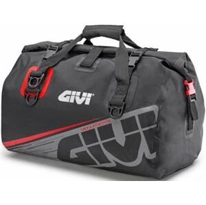 Givi EA115GR Waterproof Cylinder Seat Bag 40L Grey Red