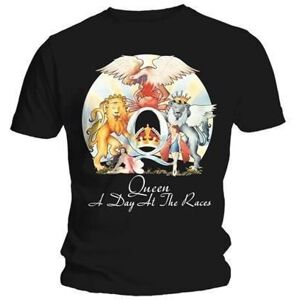 Queen Tričko A Day At The Races Unisex Black S