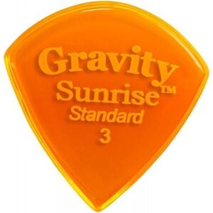 Gravity Picks GSUS3P Sunrise Standard 3.0mm Polished Orange