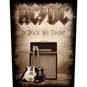 AC/DC In Rock We Trust Nášivka Hnedá