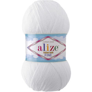 Alize Cotton Gold Fine 55 White