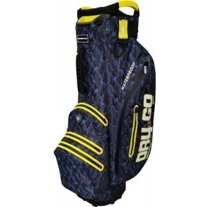 Bennington Dry 14+1 GO Waterproof Cart Bag Blue Camo/Yellow