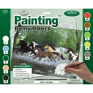 Royal & Langnickel Maľovanie podľa čísel Divoké kone