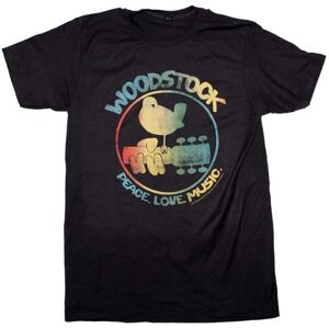 Woodstock Tričko Colorful Logo Čierna XL