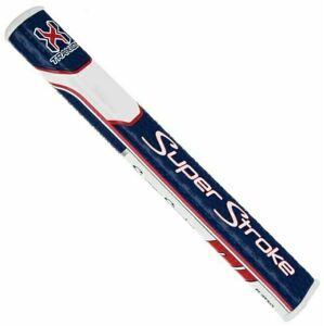 Superstroke Traxion Flatso 3.0 Putter Grip Red/White/Blue