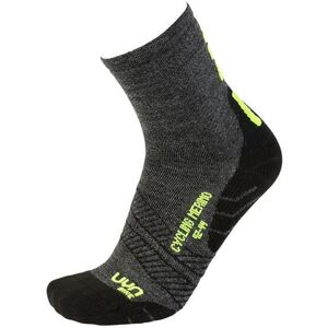 UYN Cycling Merino Anthracite/Fluo Yellow 35/38