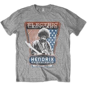 Jimi Hendrix Tričko Electric Ladyland S Šedá