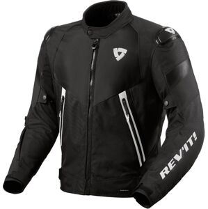 Rev'it! Jacket Control H2O Black/White XL Kožená bunda