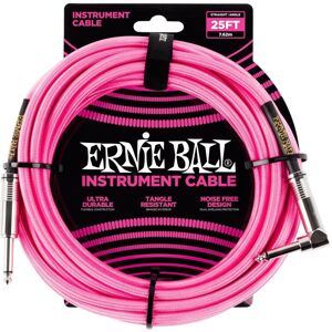 Ernie Ball P06065 Ružová 7,5 m Rovný - Zalomený