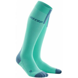 CEP WP40BX Compression Tall Socks 3.0 Mint-Grey II Bežecké ponožky