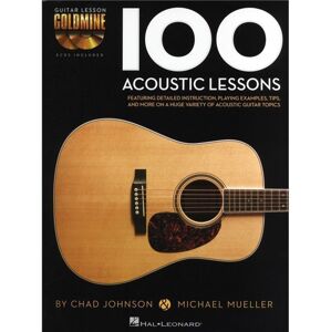 Hal Leonard Chad Johnson/Michael Mueller: 100 Acoustic Lessons Noty