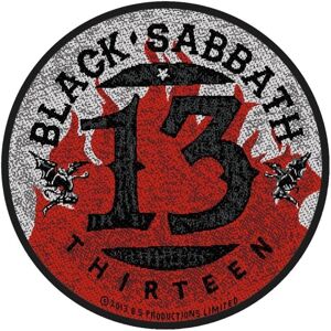 Black Sabbath 13 / Flames Circular Nášivka Multi