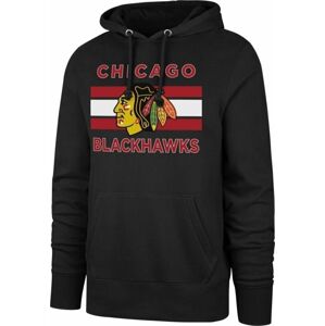 Chicago Blackhawks NHL Burnside Pullover Hoodie Jet Black M Hokejová mikina