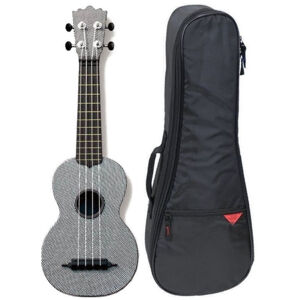 Pasadena WU-21G1-BK SET Sopránové ukulele Sivá