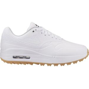 Nike Air Max 1G Womens Golf Shoes White/White/Medium Brown Gum