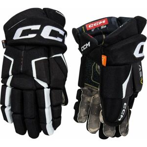 CCM Tacks AS-V SR 14 Black/White Hokejové rukavice
