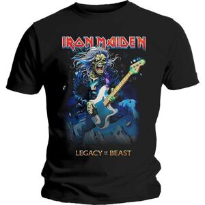 Iron Maiden Tričko Eddie on Bass Black L