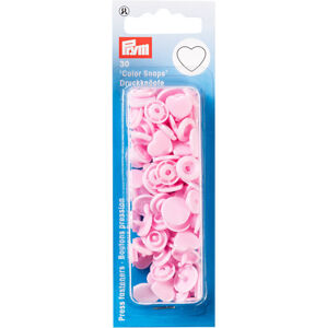 PRYM Stláčacie gombíky Color snaps Pale Pink 12,4 mm
