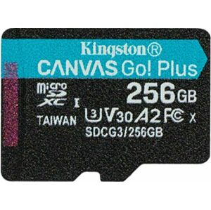Kingston 256GB microSDXC Canvas Go! Plus U3 UHS-I V30