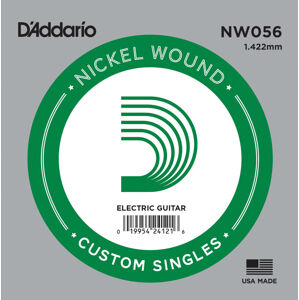 D'Addario NW056 Samostatná struna pre gitaru
