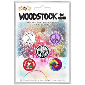 Woodstock Surround Yourself With Love Odznak Multi