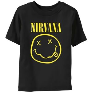 Nirvana Tričko Smiley Čierna 3-6 mes