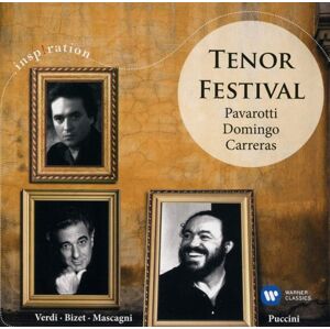 Luciano Pavarotti Inspiration: Tenor Festival: Pavarotti, Domingo, Carreras Hudobné CD