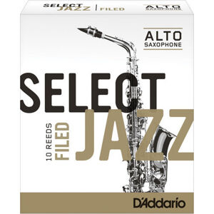 D'Addario-Woodwinds Select Jazz Filed 2H Plátok pre alt saxofón