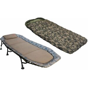 ZFISH Camo Set Flat Bedchair + Sleeping Bag Lehátko