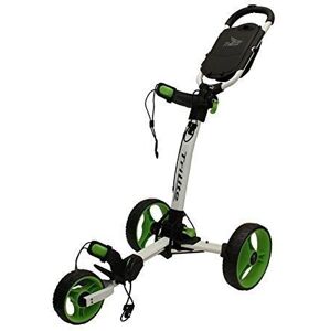 Axglo TriLite White/Green Golf Trolley